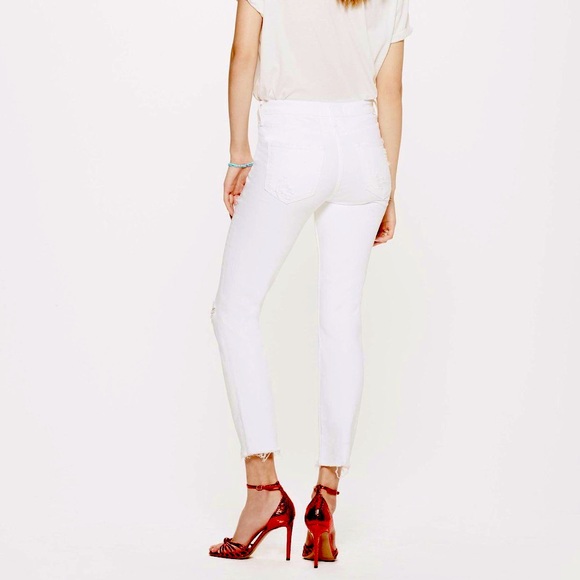 MOTHER DENIM The Flirt Ankle Chew Jeans NWT Sz 32 - Picture 13 of 16